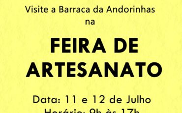 Banner FEIRA DE ARTESANATO 11 e 12 de julho